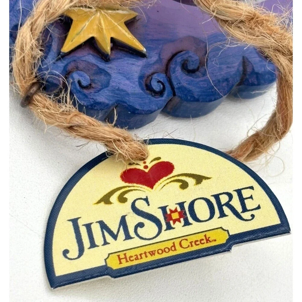 Jim Shore Heartwood‎ Creek Rotating Holy Family North Christmas Ornament 2016